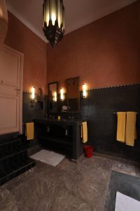 Large bathroom at Riad La Tulipe, Marrakech