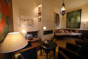 Salon angle at Riad La Tulipe, Marrakech