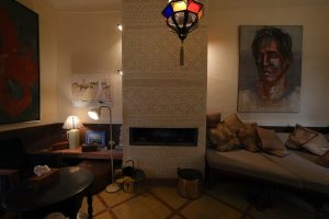 Salon front at Riad La Tulipe, Marrakech