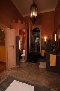 Suite bathroom view at Riad La Tulipe, Marrakech