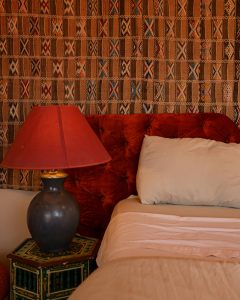Terrace room detail at Riad La Tulipe, Marrakech