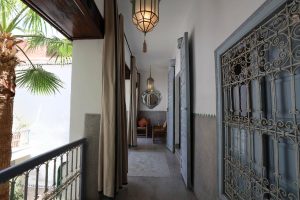 Veranda bedroom at Riad La Tulipe, Marrakech