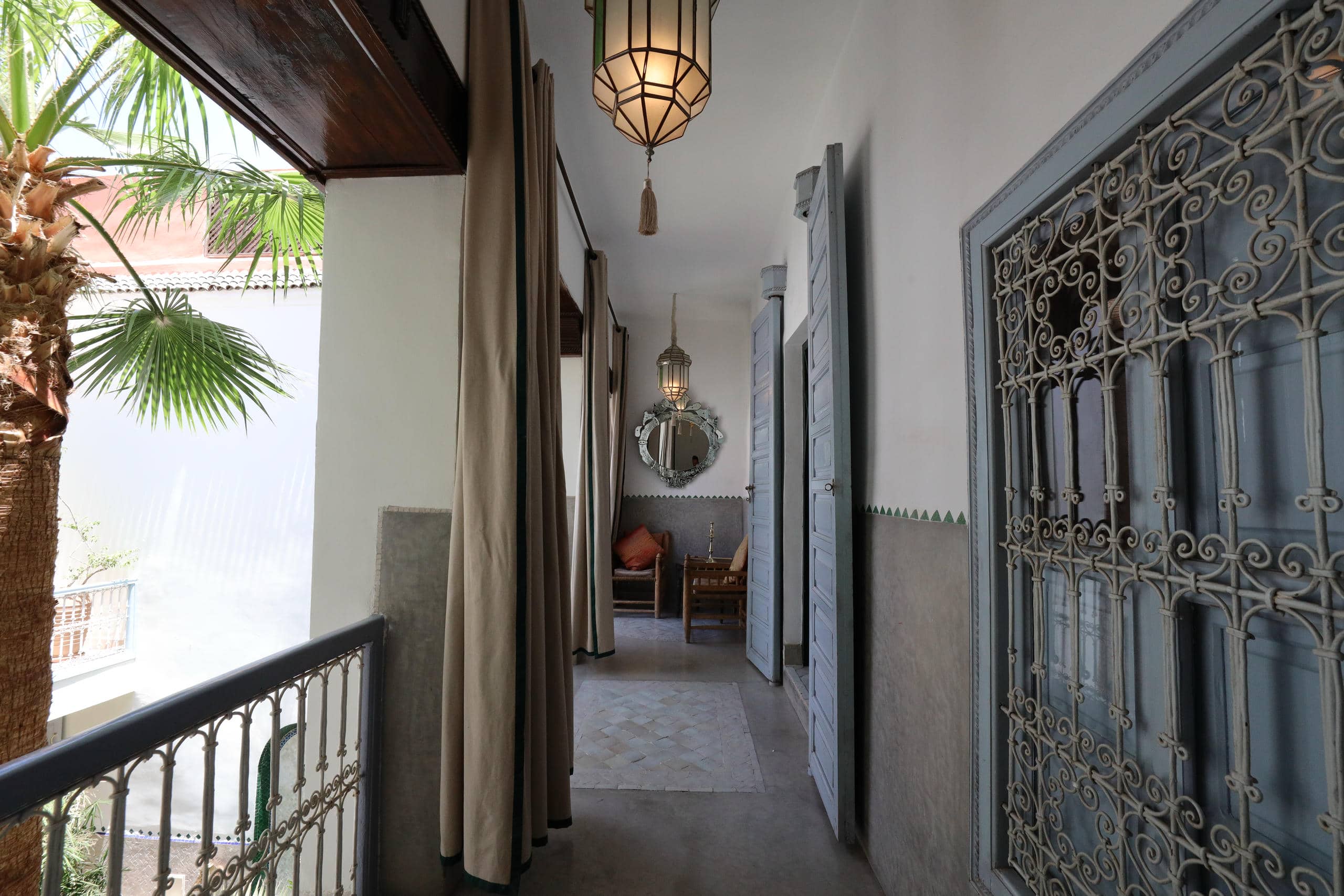 Slaapkamer met veranda — Riad La Tulipe