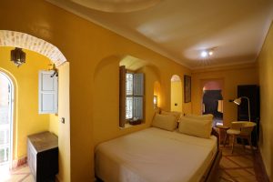 Yellow room (view 2) at Riad La Tulipe, Marrakech